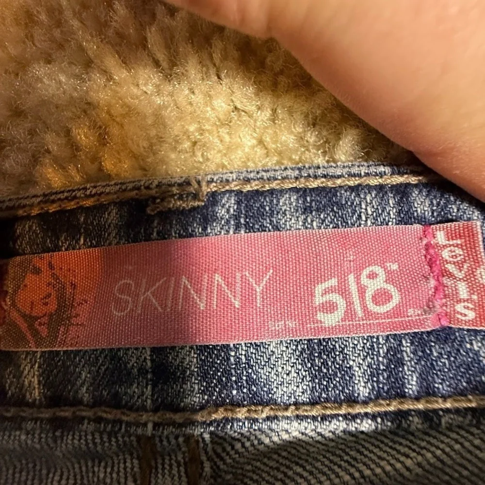 Levi's‎ 518 Skinny Jeans Women's Size 5 Short Blue Stretch Denim 29x29